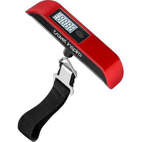 Luggage Scales, Digital Suitcase Scales (Red) (1/5)