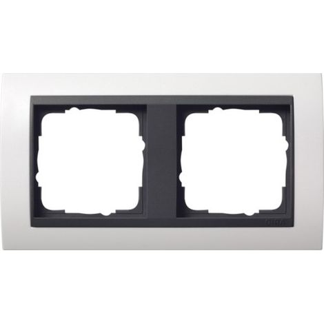 Gira Marco embellecedor 2f Aro intermedio AN Gira Event Blanco puro [0212808], 0212 808