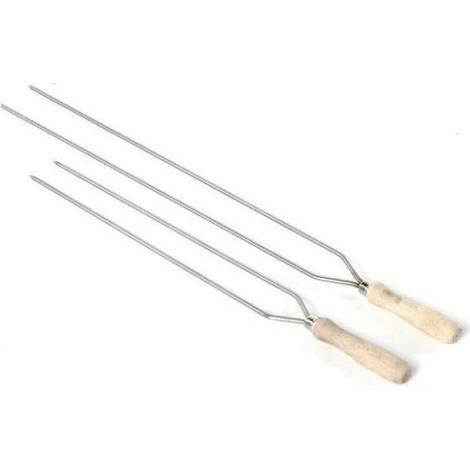 SPIEDINI DOPPI L35 INOX (consigliato per salsicce)