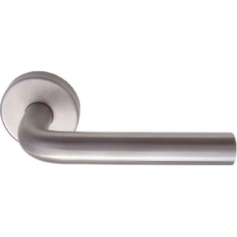 FPLUS juego manivel.inox mrj-3 , Juegos de manivelas de acero inoxidable con roseta, con roseta oval o con placa cuadrada. 
En cada juego de manivelas se incluye: tirafondos, torni