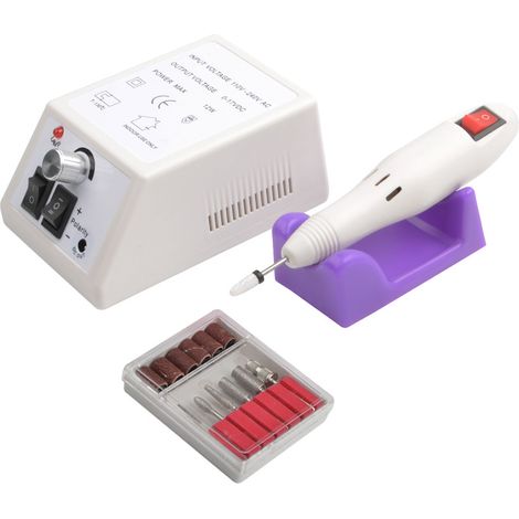 Ponceuse à ongles professionnelle, ponceuse à ongles électrique, lime à ongles électronique pour ongles en acrylique et en gel, outils de manucure et pédicure pour usage en salon (1/5)
