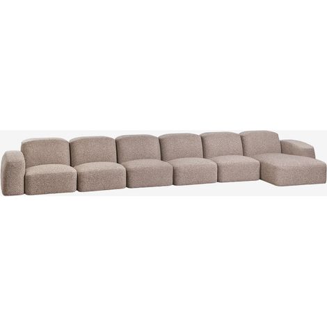 SKLUM Bastian 6-teiliges Chaiselongue-Modulsofa rechtsseitig (1/5)
