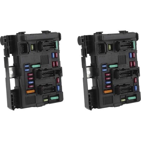 Deux boîtes à fusibles de voiture, 9650618280 6500.Y3 6500Y3, compatibles avec Citroën Xsara Berlingo C2 C3 C5 et Peugeot Partner 206 307. (1/5)