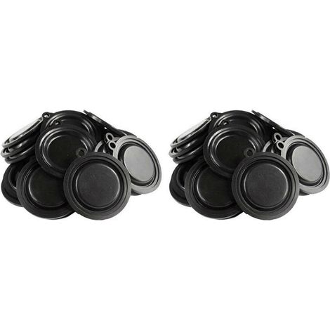 40 pièces 50mm chauffe-eau gaz membrane pression fittings eau gaz linkage vanne film eau membrane (1/5)