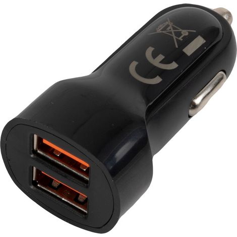 Caricatore universale per presa accendisigari con  usb 12V