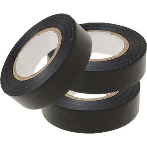 Lot De 3 Ruban Isolant Noir Rouleaux De 4 Mètres électricien Hobby (1/2)