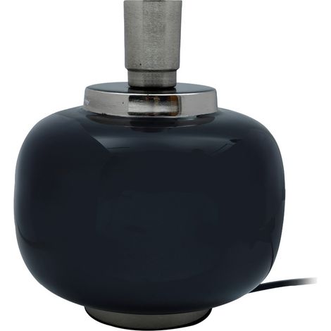 Lampada da tavolo Art Deco 225 in ferro nero e argento (1/3)