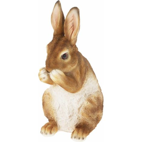 Gartenfigur, stehender Hase, 26 cm, Muster 2 (1/3)