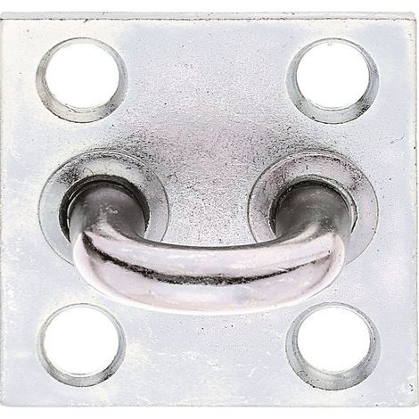 GAH Alberts  Ojete en  placa con  estribo de  32 mm,  altura de  estribo 29  mm, diámetro  de estribo  8 mm,  acero galvanizado  amarillo -  348519