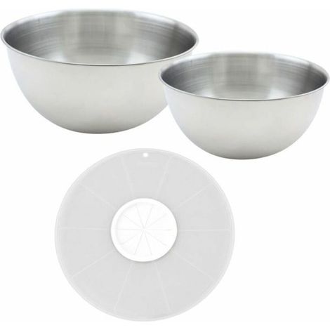 Küchenzubehör fackelmann basic Edelstahl stapelbar spritzschutzdeckel (1/3)