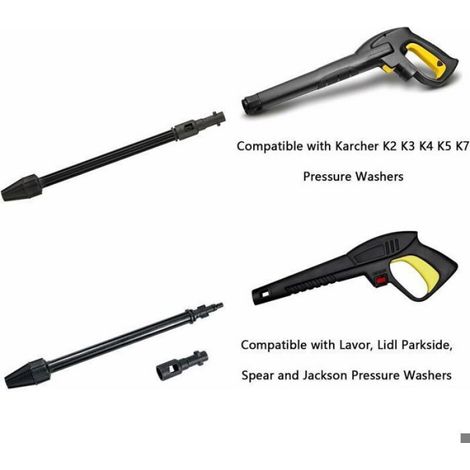 Rotabuse pour nettoyeur haute pression - LUSKYKA - Pression maximale 160 Bar - Compatible Karcher K2, K3, K4, K5, K7 (1/4)