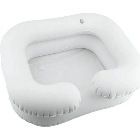 Lavabo gonflable portable – Pour coiffeur et barbier – Pliable – Avec tuyau de vidange – Maison et déplacement (1/5)