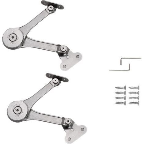 BARKBUSTERS Accessoire de levage,2 Pièces Armoire Meuble Ascenseur, Support Charnière Boîte, Pour Portes de Meubles, Armoires, Dessus de Placard (1/5)