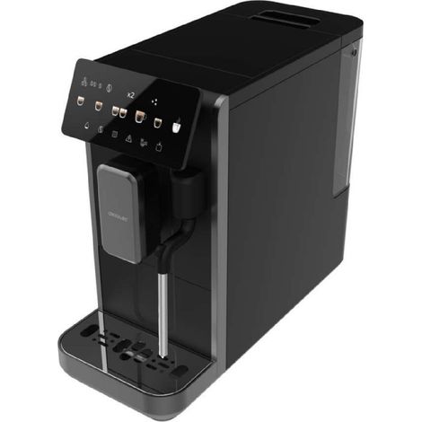 Cecotec Cafetera Superautomática con Vaporizador y Unidad de Procesado 20g Cremmaet Lungo Steam. 19Bares, Thermoblock