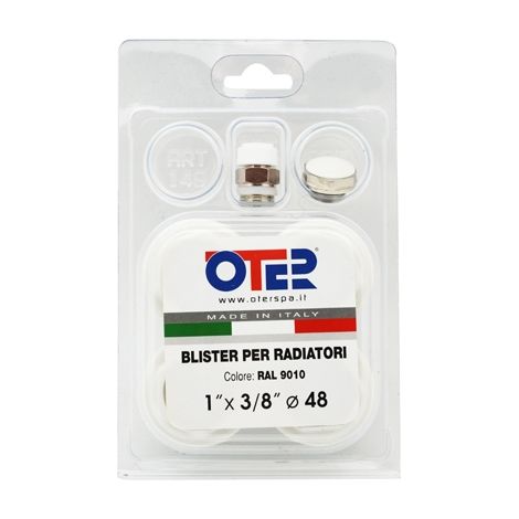 KIT BLISTER PER RADIATORI IN GHISA- FL 48    1 x 3/8- OTER- pezzi 1