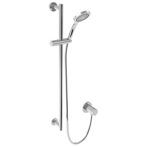 Ensemble de douche KE 15 IXMO 59609, thermostat, 1 sortie, rond, chromé