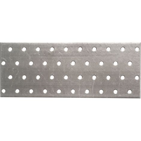 Platine d'assemblage galvanisée 80 x 200 mm