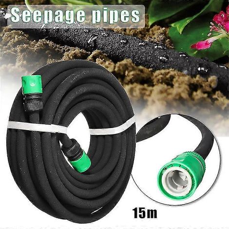 Tuyau d'arrosage multifonctionnel et réutilisable pour l'extérieur, robuste et facile à entretenir, idéal pour l'irrigation du jardin, de la cour et de la pelouse. (1/5)