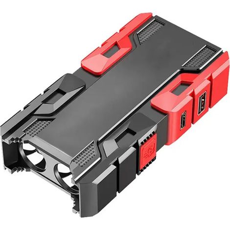 Linterna recargable por USB con 3 modos, batería de 1200 mAh, resistente al agua y para uso exterior. (1/5)
