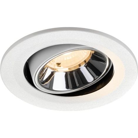 Spot encastré Numinos Move S blanc/chrome 2700K - 40 deg - 1009501