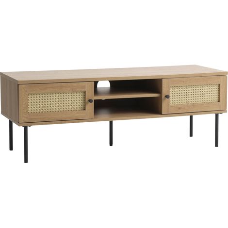 Selsey Mogest - Mueble de TV - 120 cm - Beige (1/5)