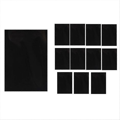 Cadres photo magnétiques, lot de 12, format 15 x 10 cm, noir. (1/5)