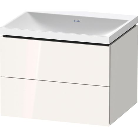 Duravit L-Cube c-shaped Set wandhängend, 2 Schubkästen, ohne