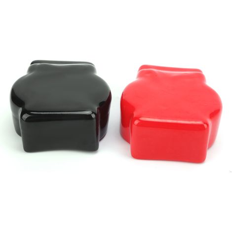 Tapones para terminales de batería - Protección positiva/negativa - Modelo con borne superior - Universal para automóviles, motocicletas y camiones