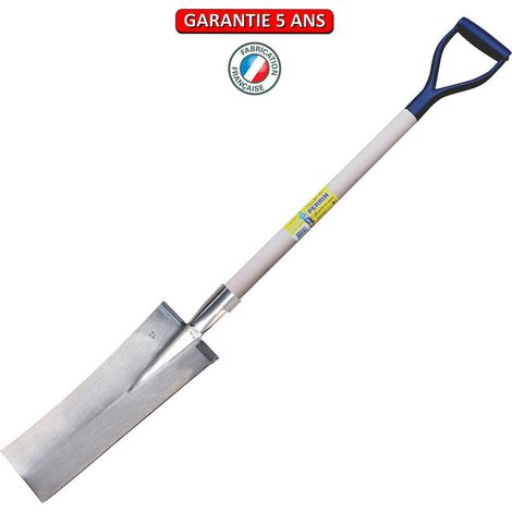 OUTILS PERRIN Louchet terrassier à bague 36 manche en D (1/2)