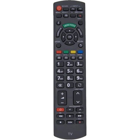 Replacement Remote Control N2QAYB000487 for Viera LCD Plasma TVs (1/5)