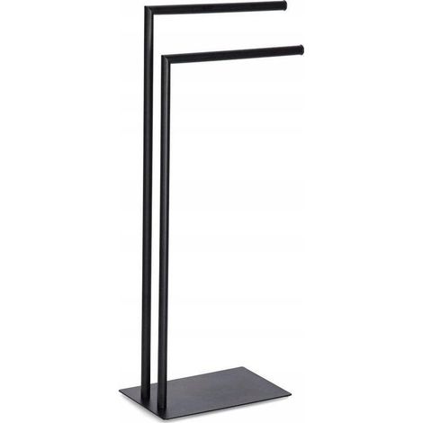 Zeller Toallero Moderno Negro 82x20x34 cm