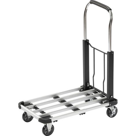 Meister Transportwagen - Klappbar - Bis 150 kg Tragkraft - Feststellbremse - Höhenverstellbarer Griff