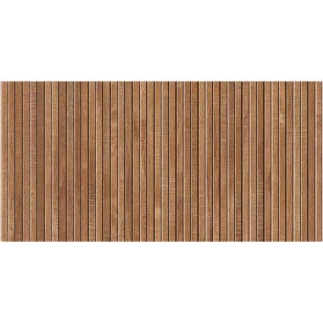 Eiffel Art Construction – Carrelage imitation parquet effet bois bambou 60x120 cm – Grès cérame – Finition mate – Résistant aux chocs et à l'usure – Vendu par boîte de 1.44 m²