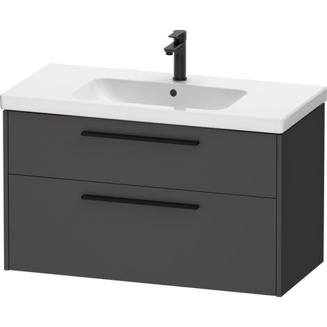 Duravit D-Code mueble bajo lavabo, 1 cajón, 984x460mm, corte (1/2)