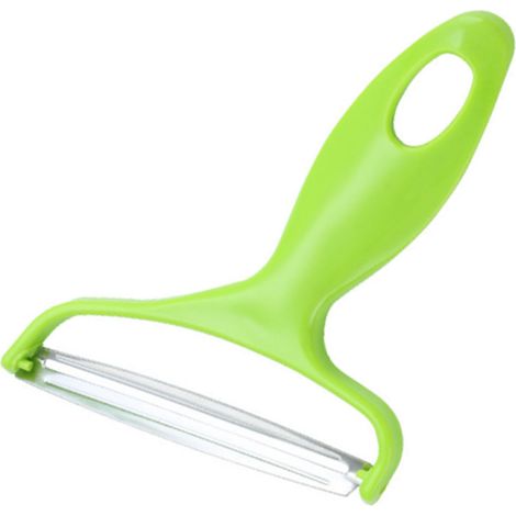 Épluche-légumes portable avec trou de suspension, en acier inoxydable PP, facile à nettoyer et idéal pour la maison. Écologique (1/5)