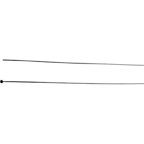 Câble souple UNIVERSEL à embout tonneau diamètre 6 mm - longueur 3000 mm
