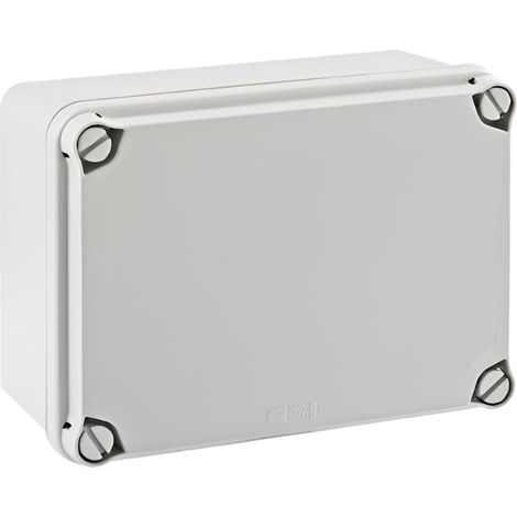 IDE – Boitier électrique étanche IP67 – Dimensions 116x162x76mm – Résistant aux UV et aux impacts IK07 – Pour installations extérieures