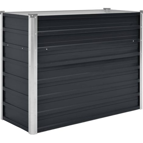 Maison Exclusive - Garten-Hochbeet Anthrazit 100 x 40 x 77 cm Ver (1/5)