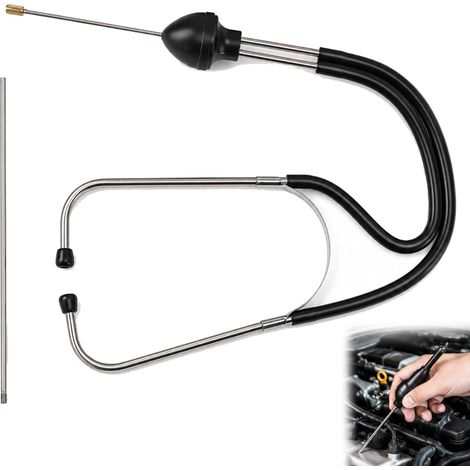 Stéthoscope de Mécanicien pour Diagnostic Automobile – Stéthoscope Moteur Sensible pour Détection des Problèmes Mécaniques – Acier Inoxydable Robuste, Résistant à la Corrosion stethoscope mecanique (1/5)
