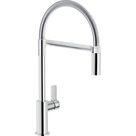 Nobili rubinetterie FL96300CR Miscelatore da Cucina e doccetta orientabile, Cromo (1/2)