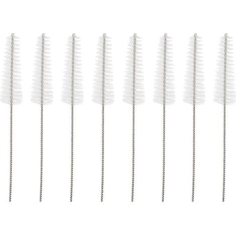 Lot de 8 brosses en nylon pour appareils auditifs, brosses pour conduits d'aération.-5.5X1X1CM (1/3)