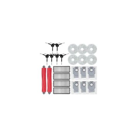 Último modelo para aspiradoras robot Qrevo S, Qrevo Pro y Qrevo MaxV: cepillo lateral principal, filtro HEPA, paño de limpieza y bolsas para el polvo. (1/4)