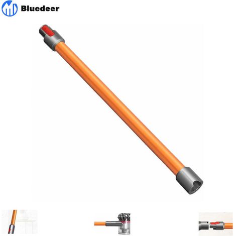Tube d'extension de Rechange pour Dyson V11 V10 V7 V8 Aspirateur Sans Fil, Tube Rallonge en Aluminium Baguette Extensible (Orange)