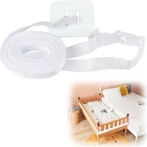 Sangle de Fixation Universelle, 8m Sangle pour Lit de Bébé, lit d'appoint, sommier tapissier pour bébé, Sangle (1/5)