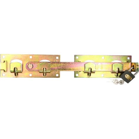 KOTARBAU Jeté de portail double gauche droite avec cadenas pour garde-robe (1/5)
