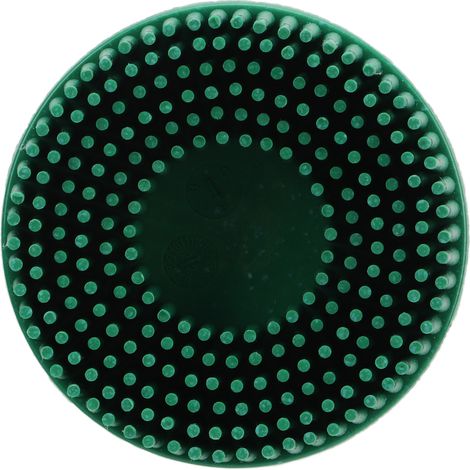 Disque abrasif à poils 2 pouces, grain abrasif, embout pour mandrin, élimination bavures rouille revêtements sur métal, vert (1/5)