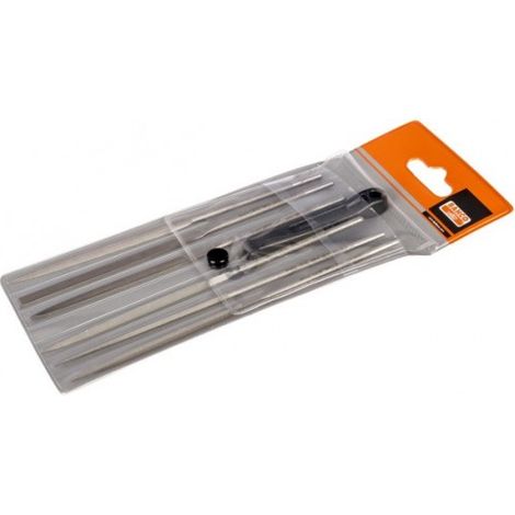BAHCO - Jeu de limes aiguilles douces, sans manche, 160 mm - 6 pcs (1/2)