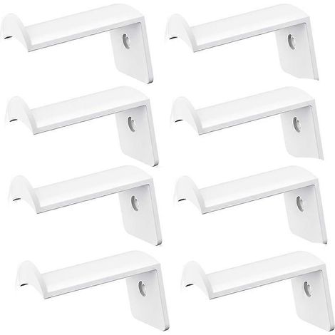 Crochets muraux pour chapeaux de 7 cm (lot de 8) - Porte-chapeaux de cowboy, support pour casquettes, organisateur pour casquettes de baseball, décoration western (1/5)