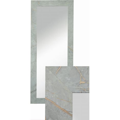 Specchio profilo 70/15, dimensioni esterne 50x120 cm, grigio Caspio