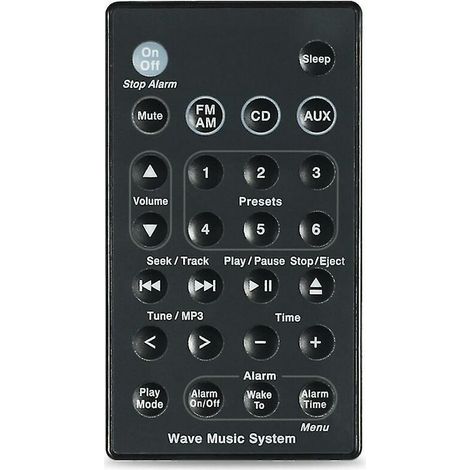 Ersatz für Bose Wave Music System Sound System Fernbedienung Awr1b1 Awr1b2 Awrcc1 Awrcc2 Awrcc3 (1/3)